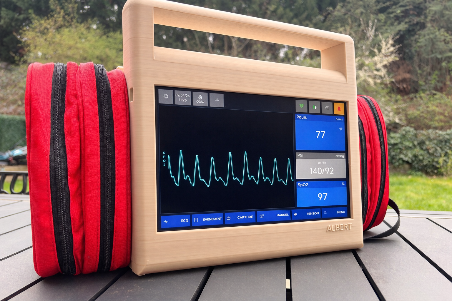 Produit ALBERTSIM présenté en vue héro