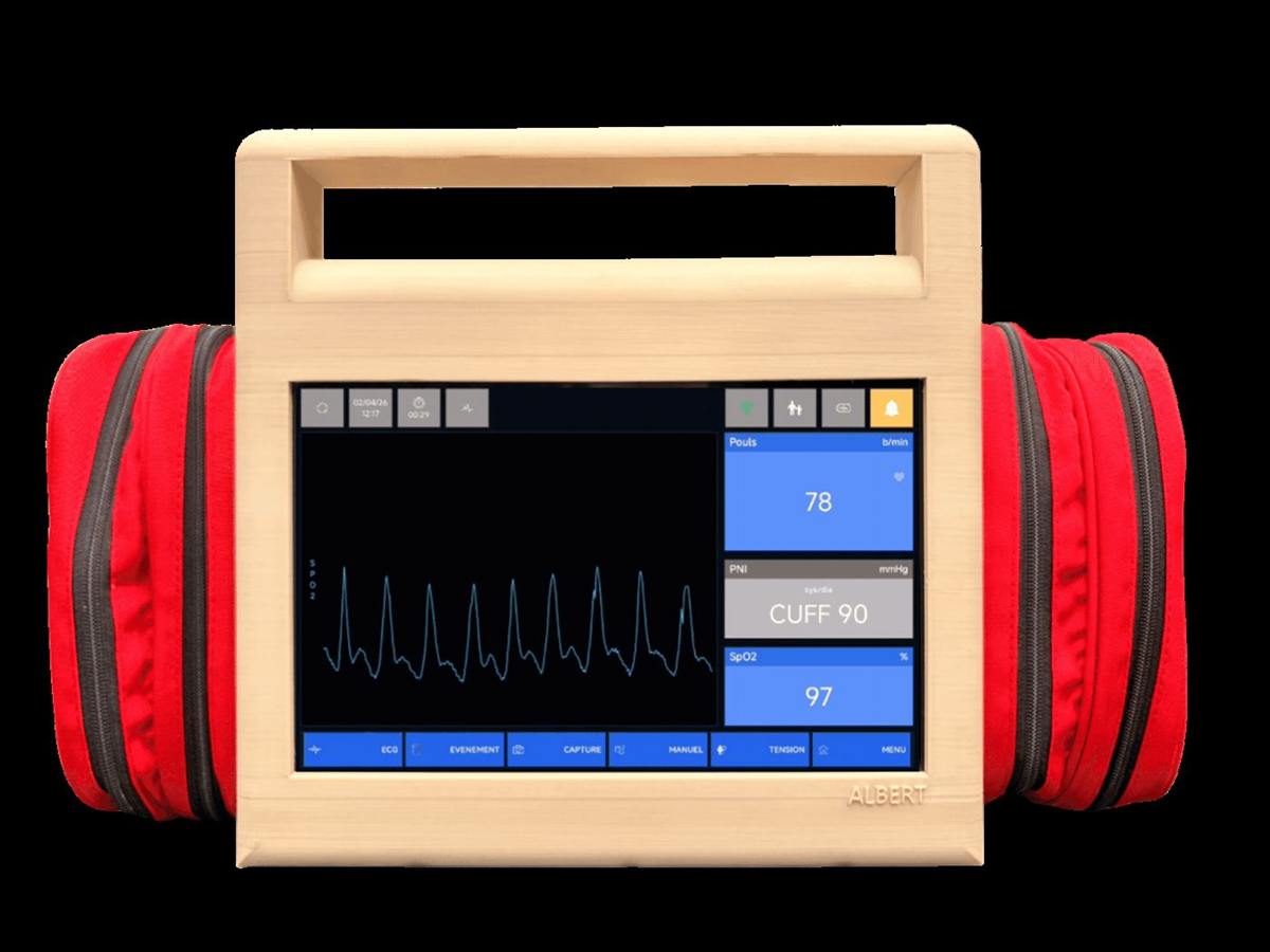 Moniteur de simulation de secourisme ALBERTSIM avec boîtier pédagogique